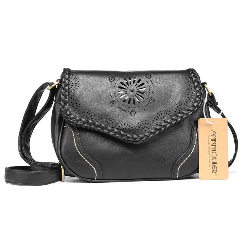 Women Shoulder Bag Vintage Pu Leather Crossbody Bag - Venus Trendy Fashion Online