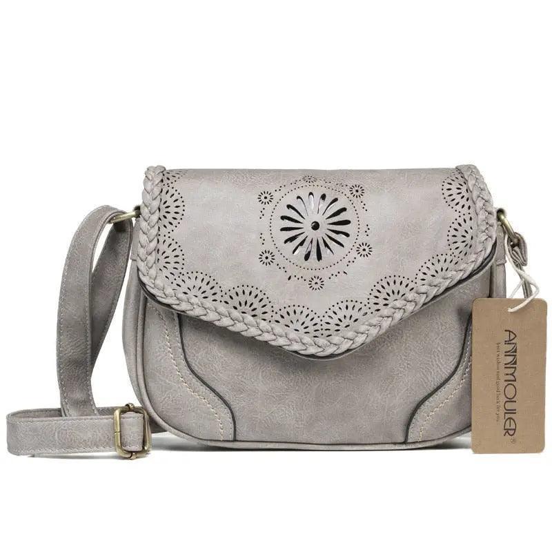 Women Shoulder Bag Vintage Pu Leather Crossbody Bag - Venus Trendy Fashion Online