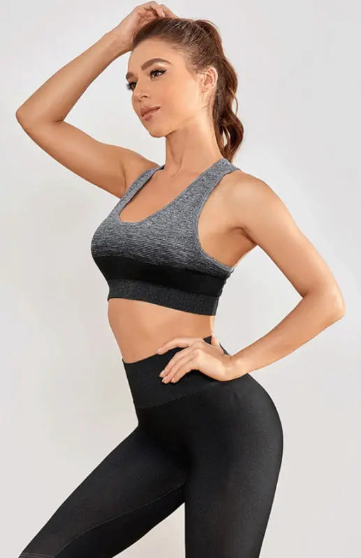 Women's Seamless Breathable Moisture Wicking Bra Yoga Set - Venus Trendy Fashion Online