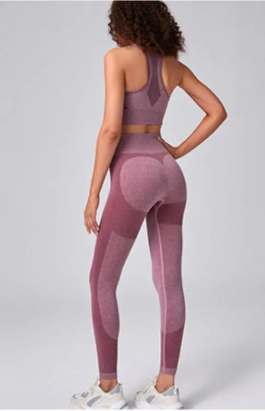 Women's Seamless Mesh Quick Dry Bra Yoga Sets - Venus Trendy Fashion Online