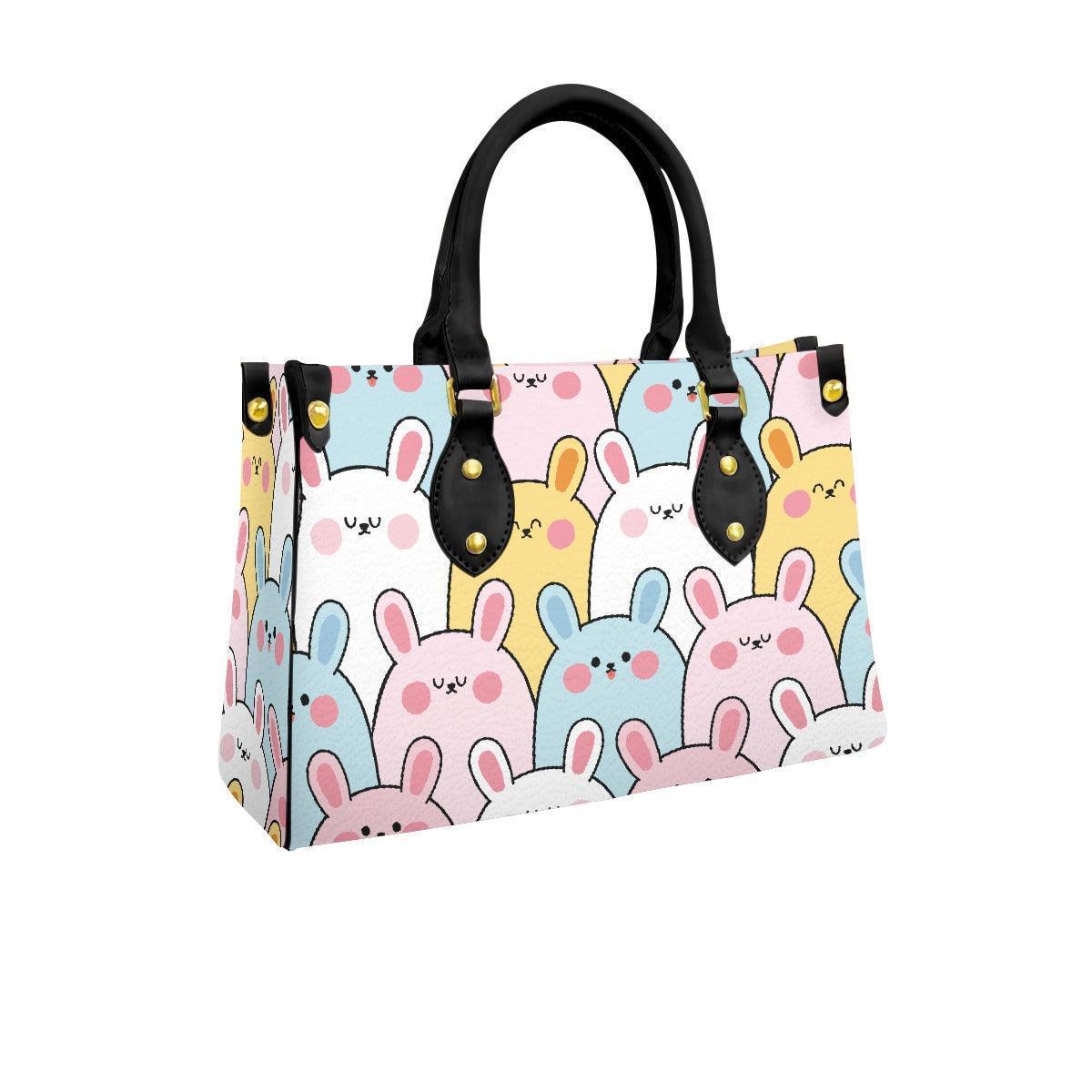 Cute Stylish Cartoons Women's Tote Bag With Black Handle - Venus Trendy Fashion Online