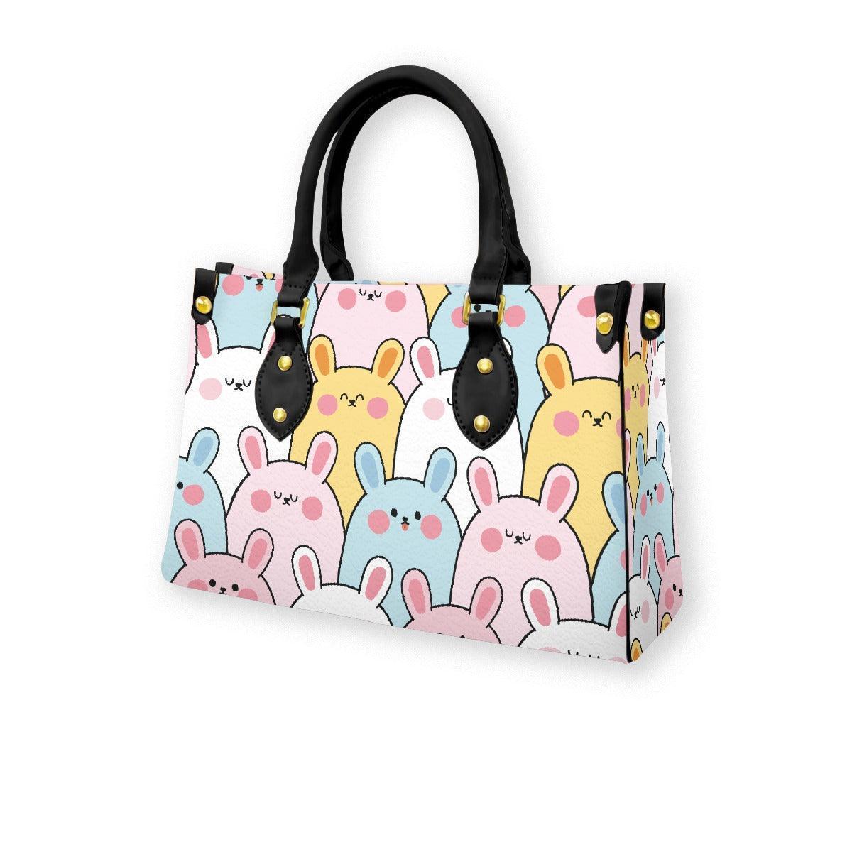 Cute Stylish Cartoons Women's Tote Bag With Black Handle - Venus Trendy Fashion Online