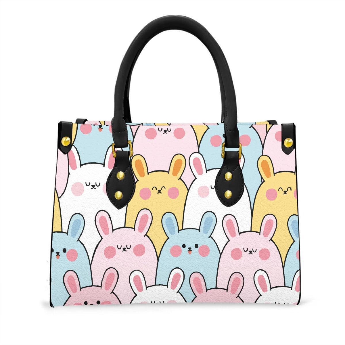 Cute Stylish Cartoons Women's Tote Bag With Black Handle - Venus Trendy Fashion Online