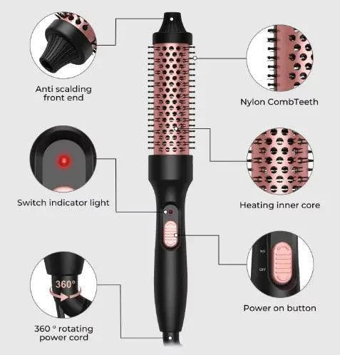 3 In1 Hair Straightener Curler And Ionic Hair Dryer - Venus Trendy Fashion Online