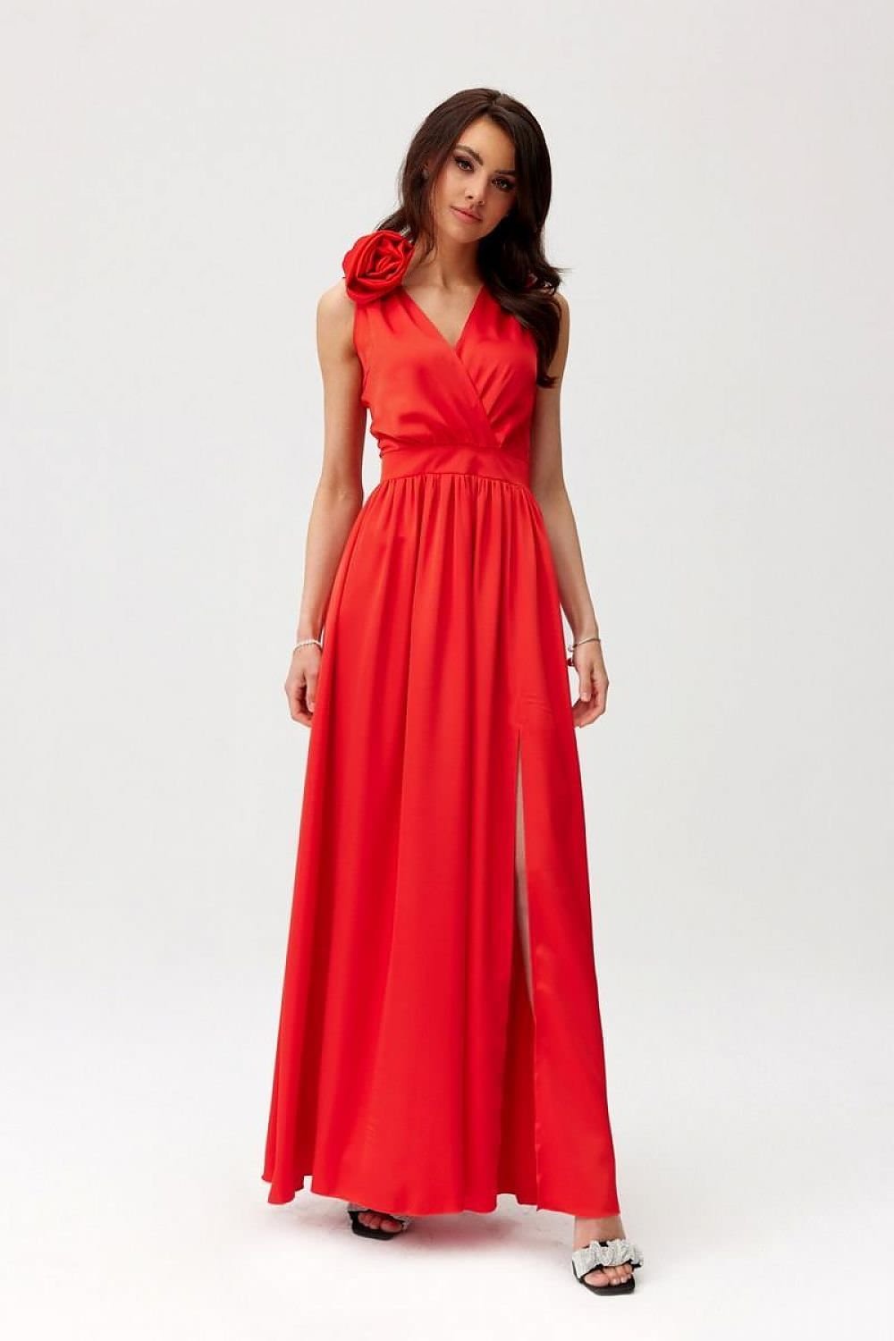 Elegance Classic Satin Maxi Cocktail dress - Venus Trendy Fashion Online