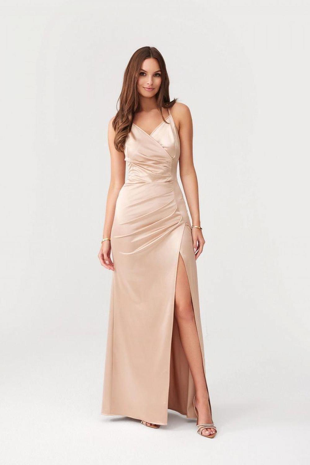 Trendy Soft-Fabric Back Neckline Long dress - Venus Trendy Fashion Online