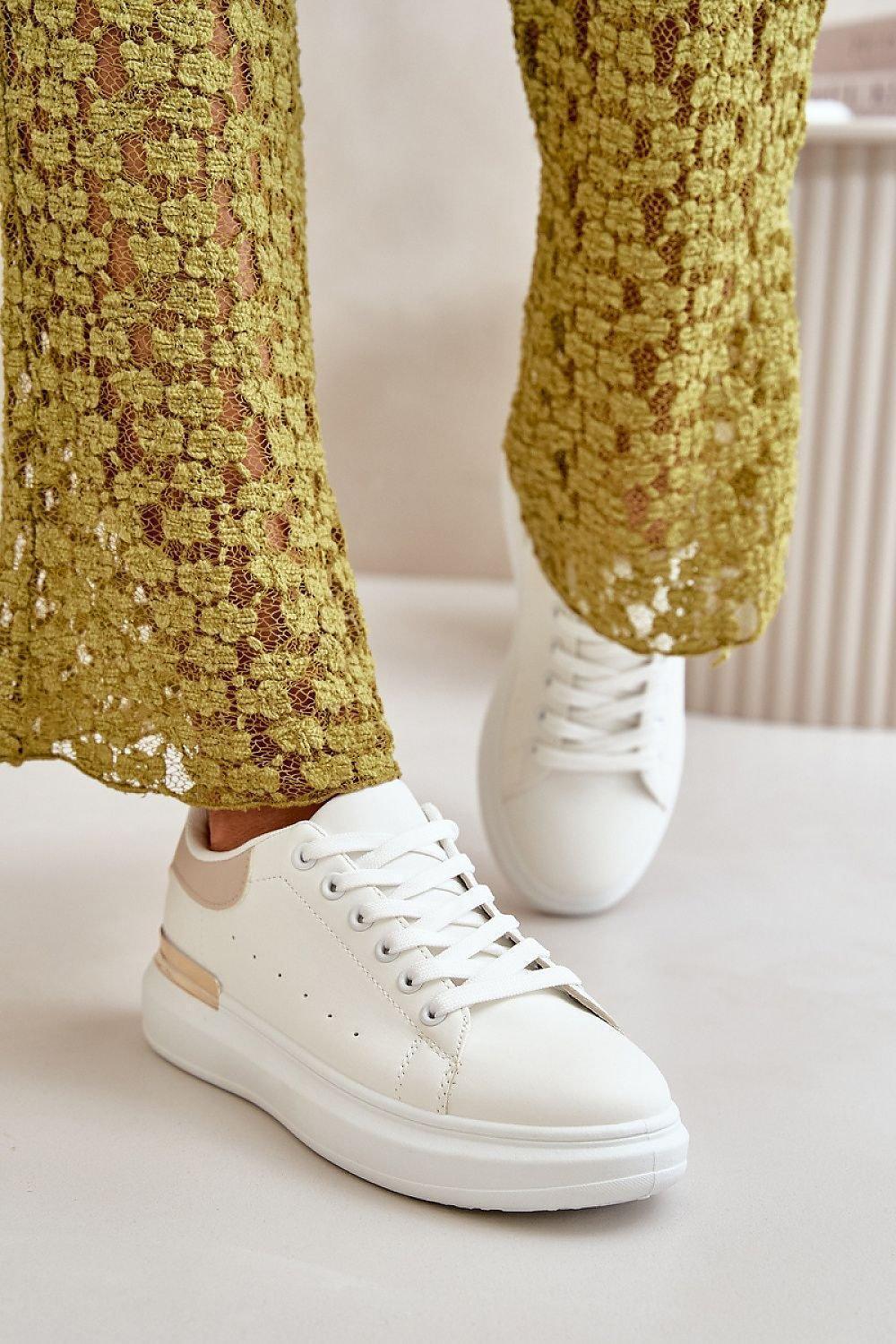 Women's Eco- Leather Stylish Sneakers - Venus Trendy Fashion Online