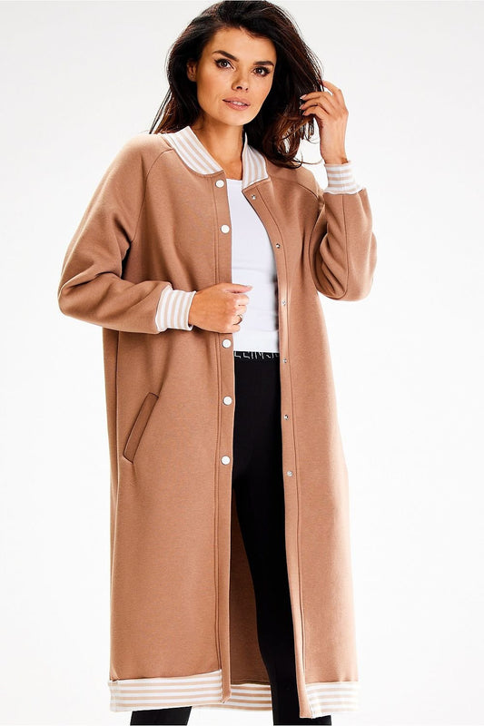 Long Elegance Sweatshirt Jacket - Venus Trendy Fashion Online