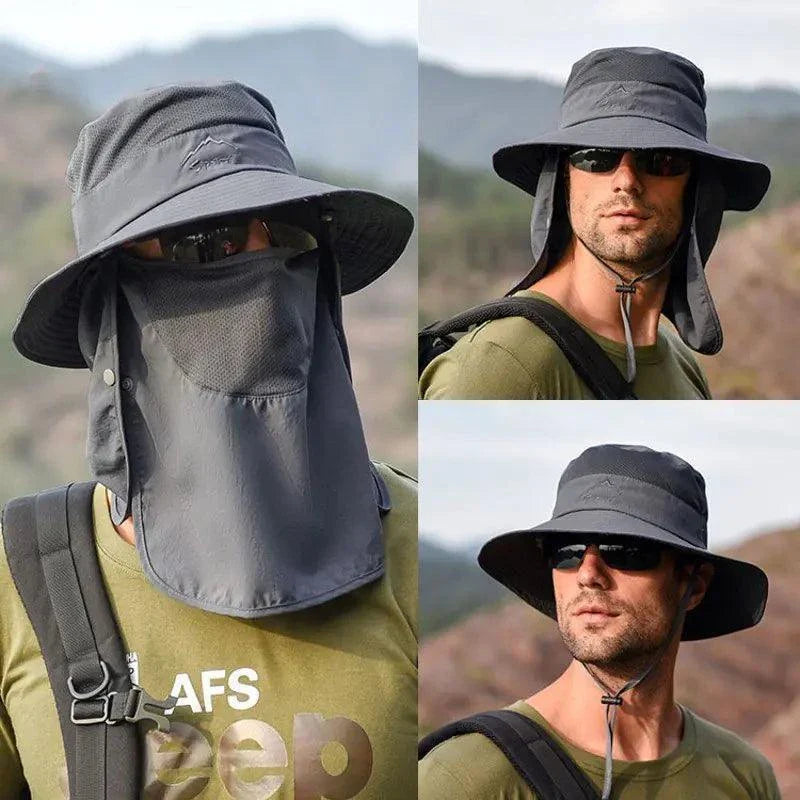 Removable Outdoor Visor Bucket Hat - Venus Trendy Fashion Online