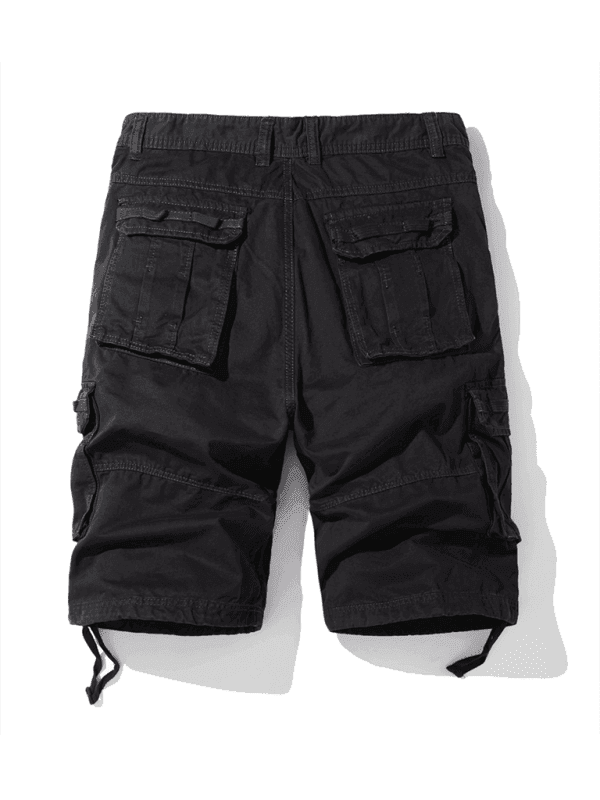 Men's American retro overalls shorts with multiple pockets - Venus Trendy Fashion Online