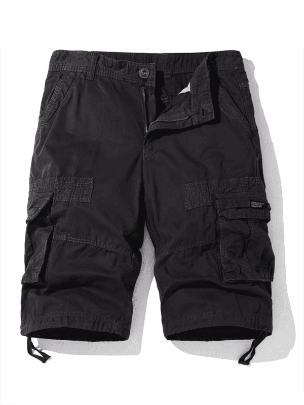 Men's American retro overalls shorts with multiple pockets - Venus Trendy Fashion Online