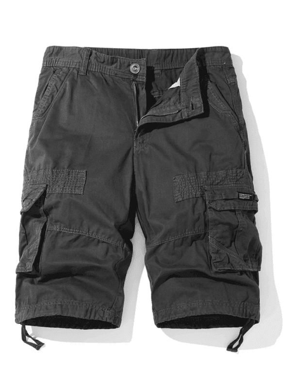 Men's American retro overalls shorts with multiple pockets - Venus Trendy Fashion Online