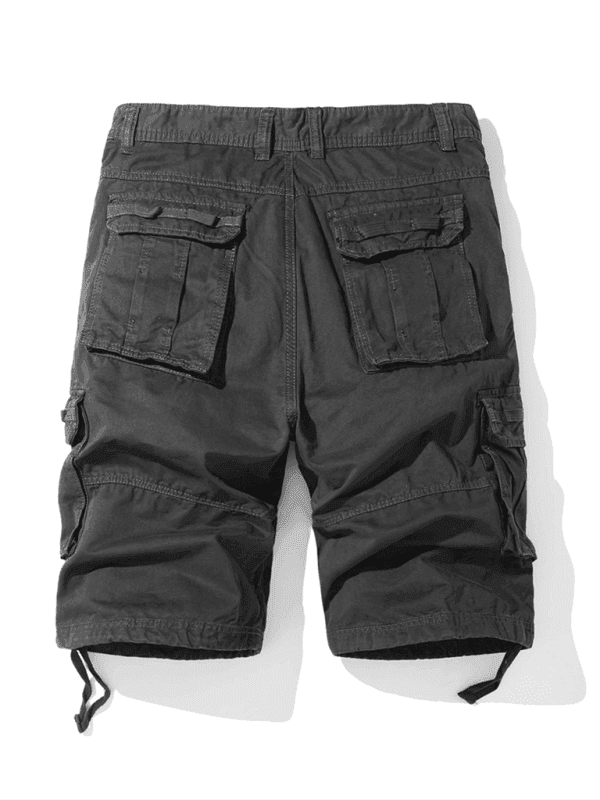 Men's American retro overalls shorts with multiple pockets - Venus Trendy Fashion Online