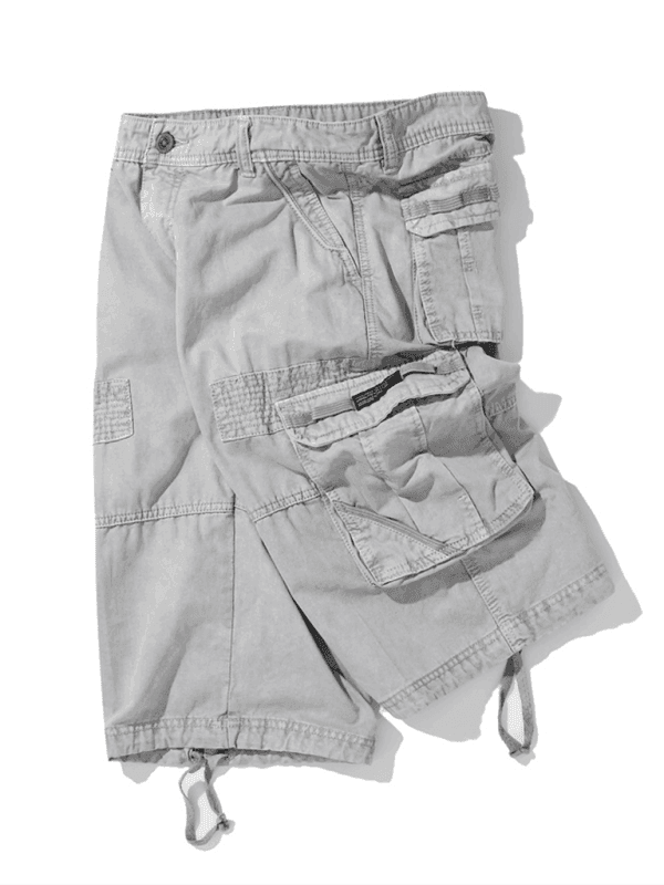 Men's American retro overalls shorts with multiple pockets - Venus Trendy Fashion Online