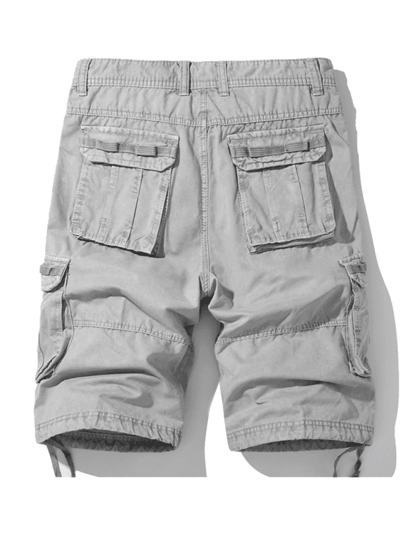 Men's American retro overalls shorts with multiple pockets - Venus Trendy Fashion Online