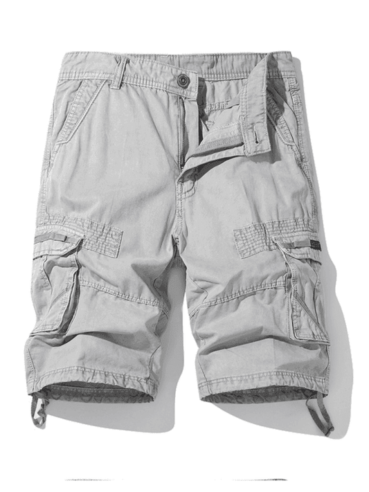 Men's American retro overalls shorts with multiple pockets - Venus Trendy Fashion Online