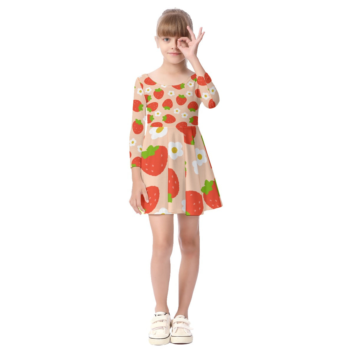 Kid's Long Sleeve Dress - Venus Trendy Fashion Online