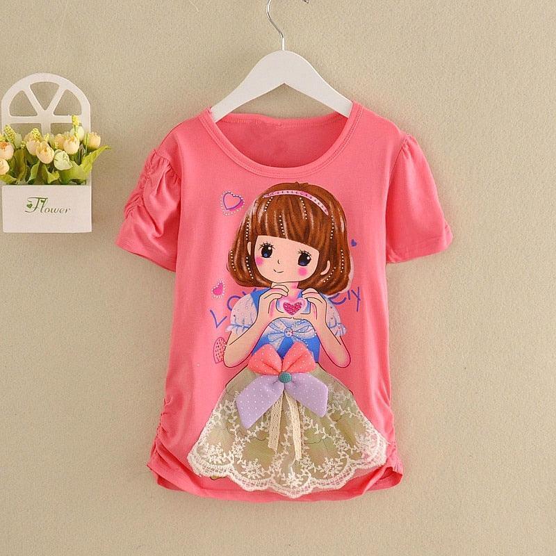 New Arrival Girls T Shirt Short Sleeve for Summer - Venus Trendy Fashion Online