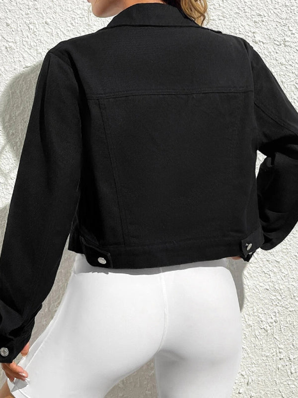 Women's new casual denim short jacket Venus Trendy Fashion Online