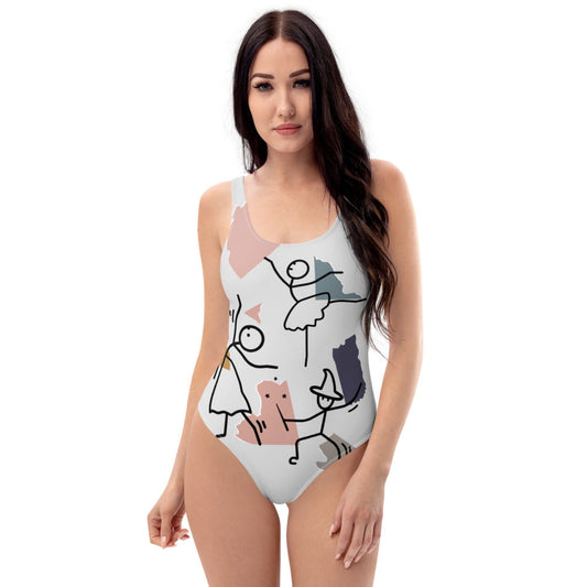 All printed One-Piece Swimsuit - Venus Trendy Fashion Online