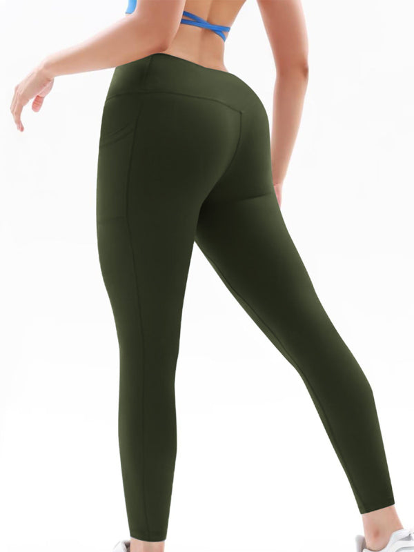 New Women's High Waist Hip Pocket Yoga Pants - Venus Trendy Fashion Online
