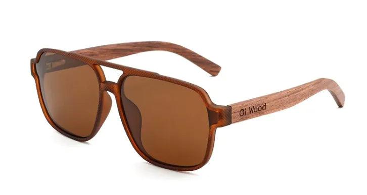 Vintage Wooden Polarized Sunglasses – Eco-Friendly UV Protection - Venus Trendy Fashion Online