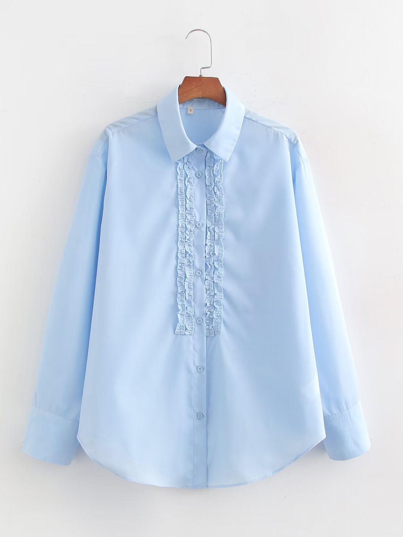 Spring Women Loose Casual Poplin Shirt