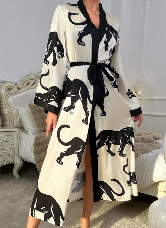 Leopard on White Background