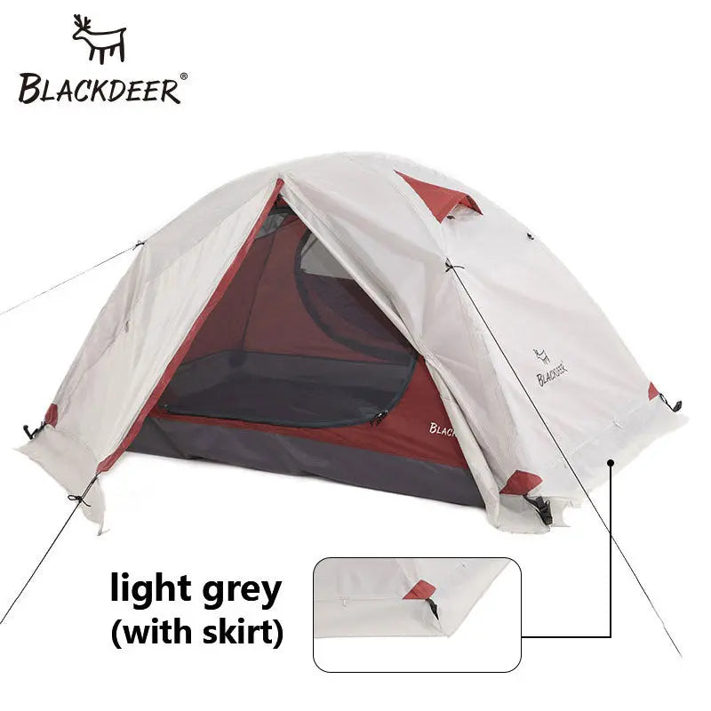 2-3 People Backpacking Tent Outdoor Camping 4 Season Winter Skirt Tent Double Layer Waterproof - Venus Trendy Fashion Online