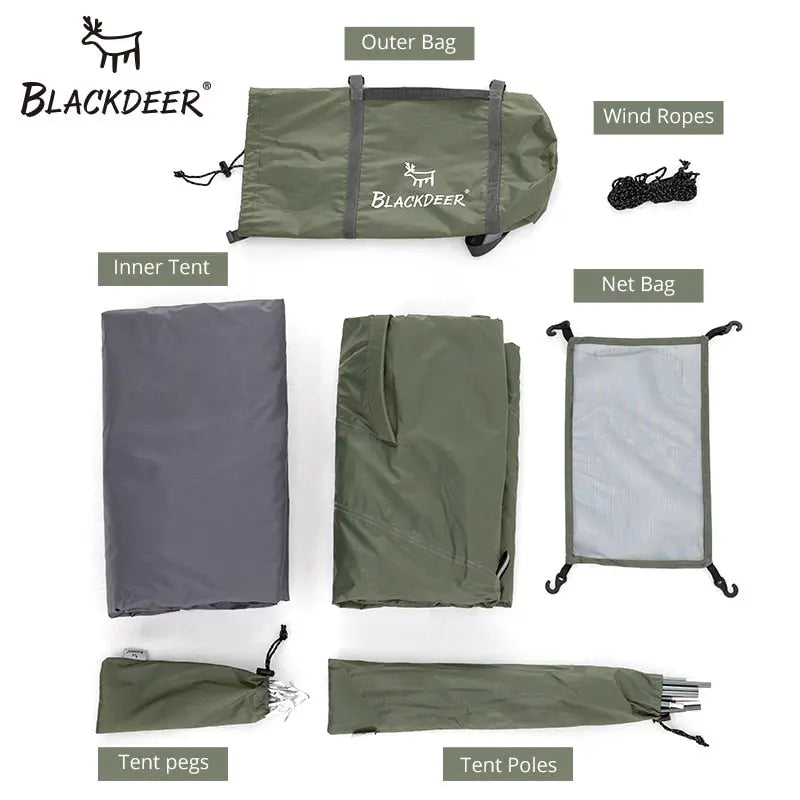 2-3 People Backpacking Tent Outdoor Camping 4 Season Winter Skirt Tent Double Layer Waterproof - Venus Trendy Fashion Online