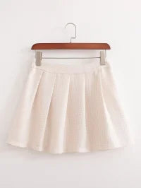 Summer Elegant Chanel Style Strapless Two piece Set