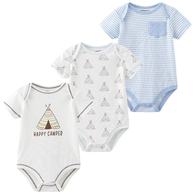 3 PCS/LOT Newborn Baby Clothing 100% Cotton Venus Trendy Fashion Online