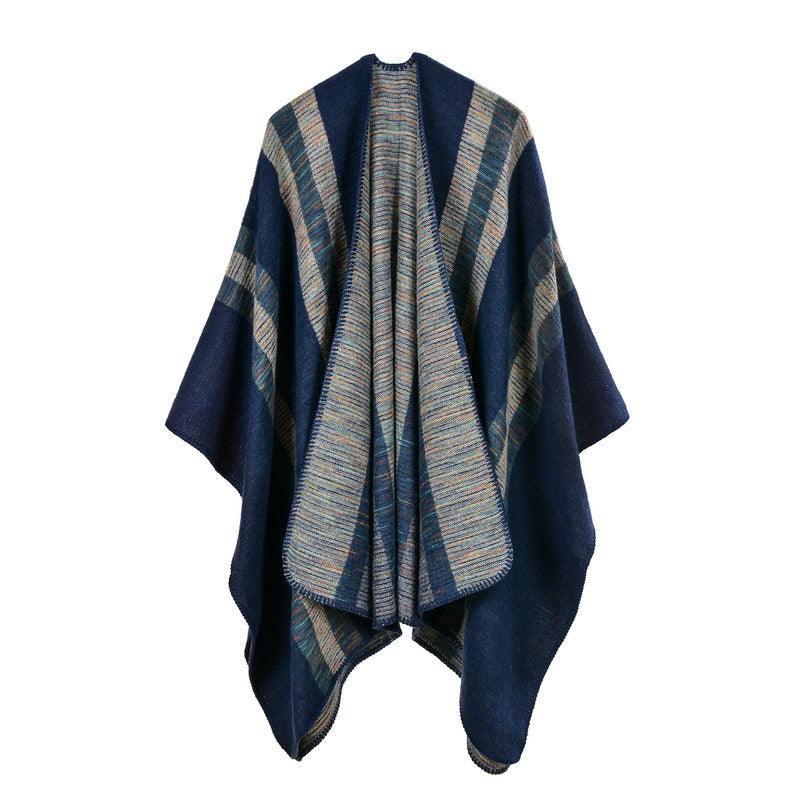 Women Cashmere like Large Split Ethnic Shawl - Venus Trendy Fashion Online