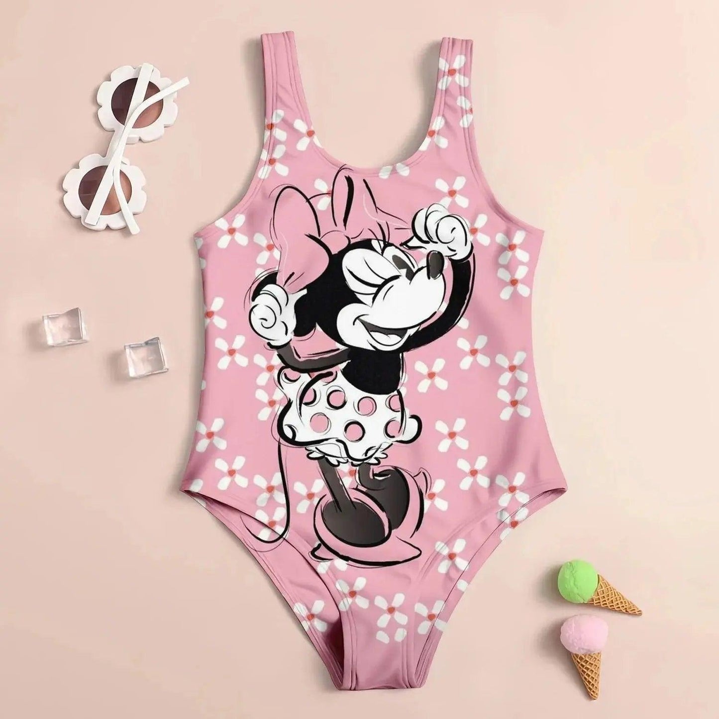 3D Cartoon Print Cute Kid's Swimsuit - Venus Trendy Fashion Online