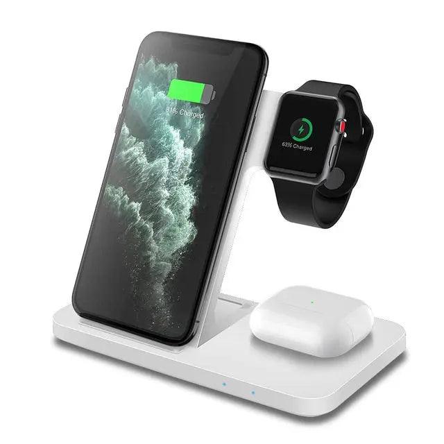 3in1 Wireless Fast Charger Dock Station - Venus Trendy Fashion Online