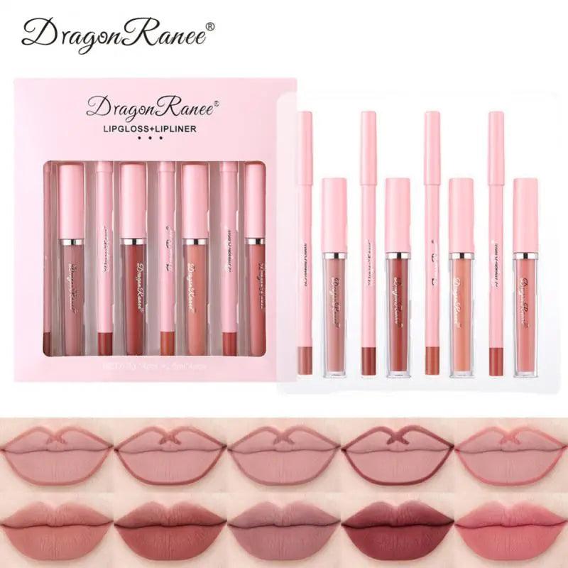 4pcs Lip Gloss Lip Liner Pen Set - Venus Trendy Fashion Online