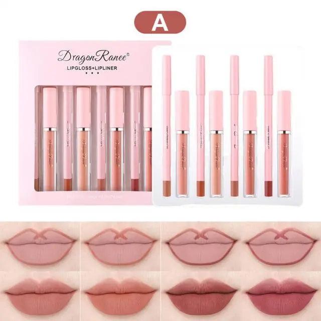 4pcs Lip Gloss Lip Liner Pen Set - Venus Trendy Fashion Online