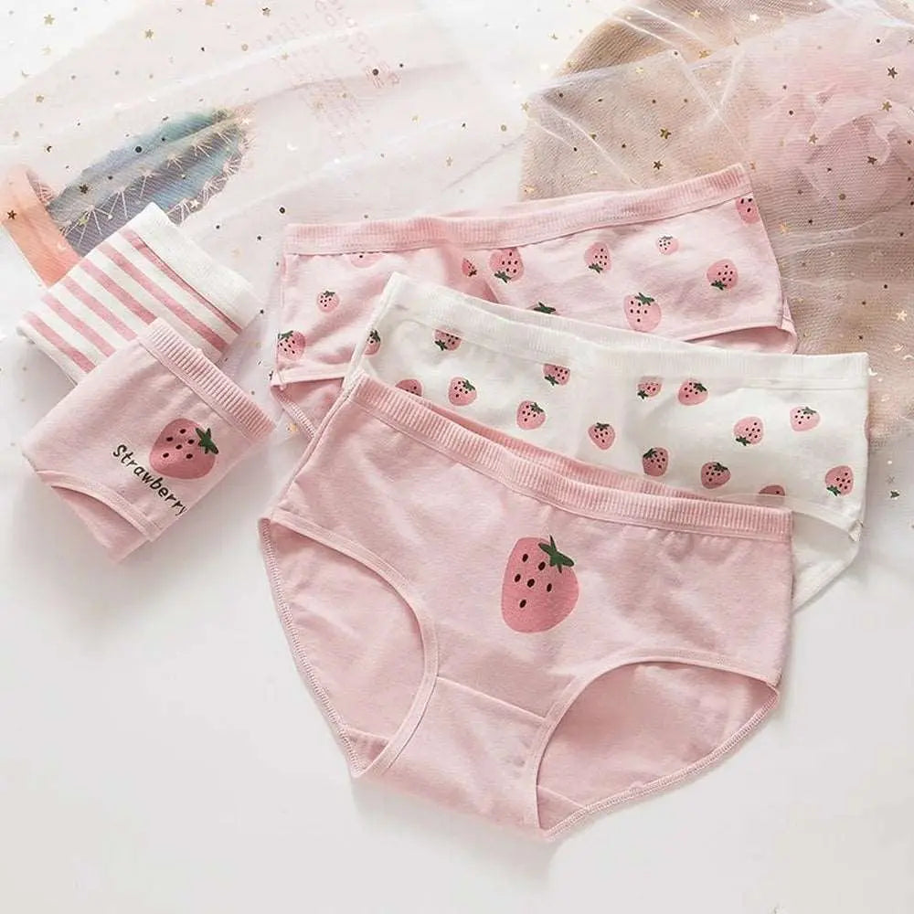 5PCS Cotton Teen Girl Panties - Venus Trendy Fashion Online