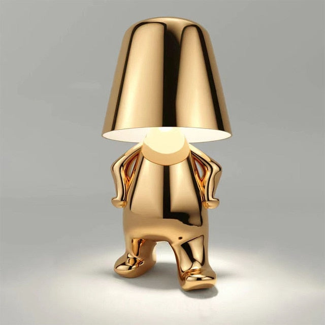 Italy Little Golden Man LED Table Lamp