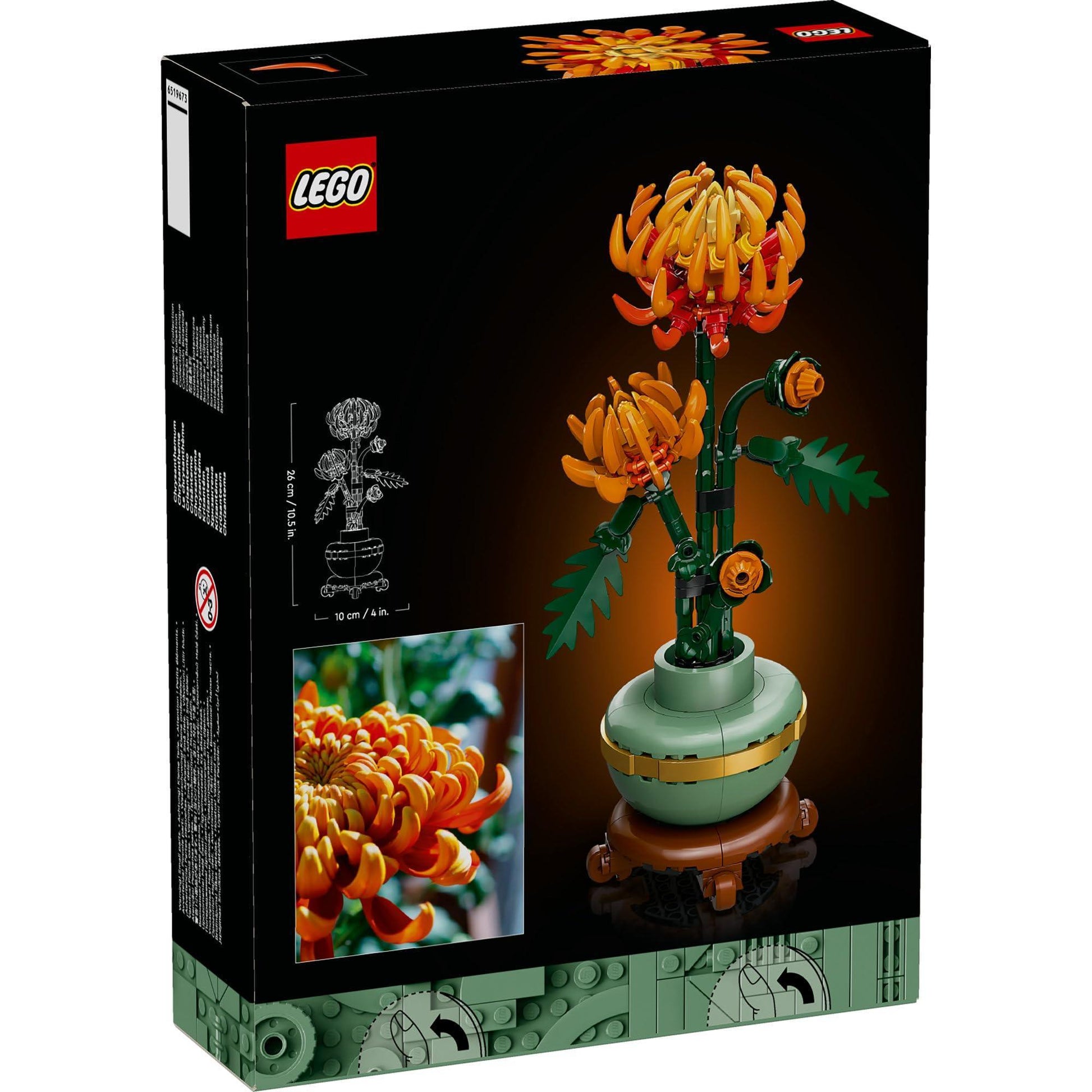 LEGO® Icons Chrysanthemum 10368 Flower Decor, Creative Building Set for Adults - Venus Trendy Fashion Online