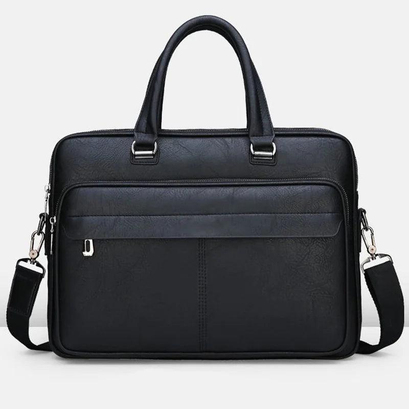 Modern PU Leather Executive Briefcase - Venus Trendy Fashion Online