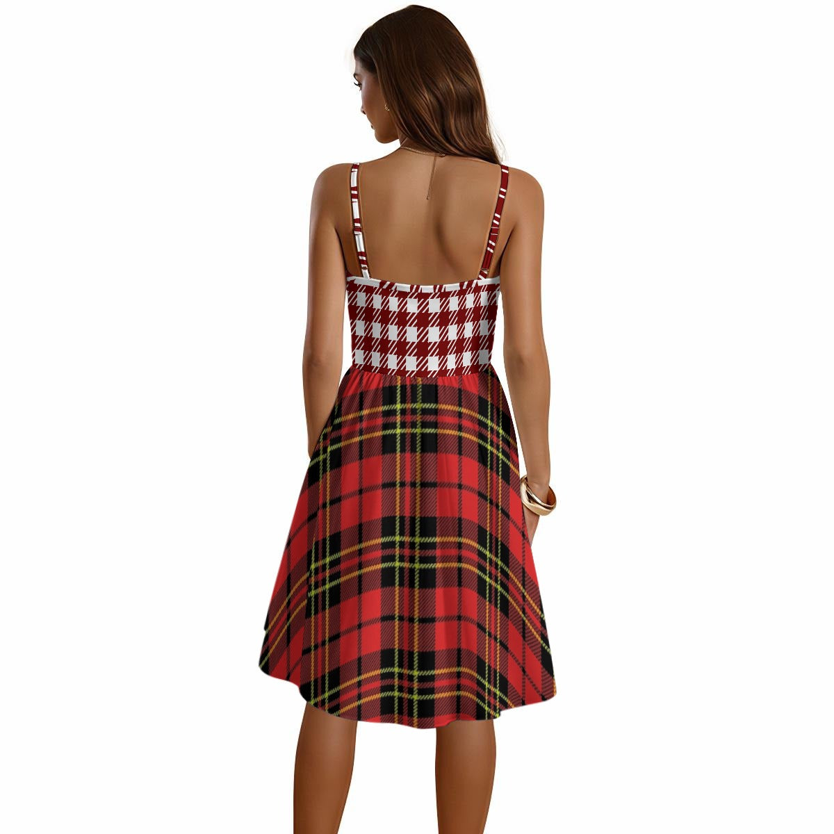 Christmas' Stylish Women's Spaghetti Strap Dress