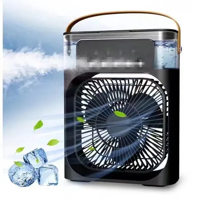 Portable 3-in-1 USB Electric Fan with LED Night Light - Venus Trendy Fashion Online