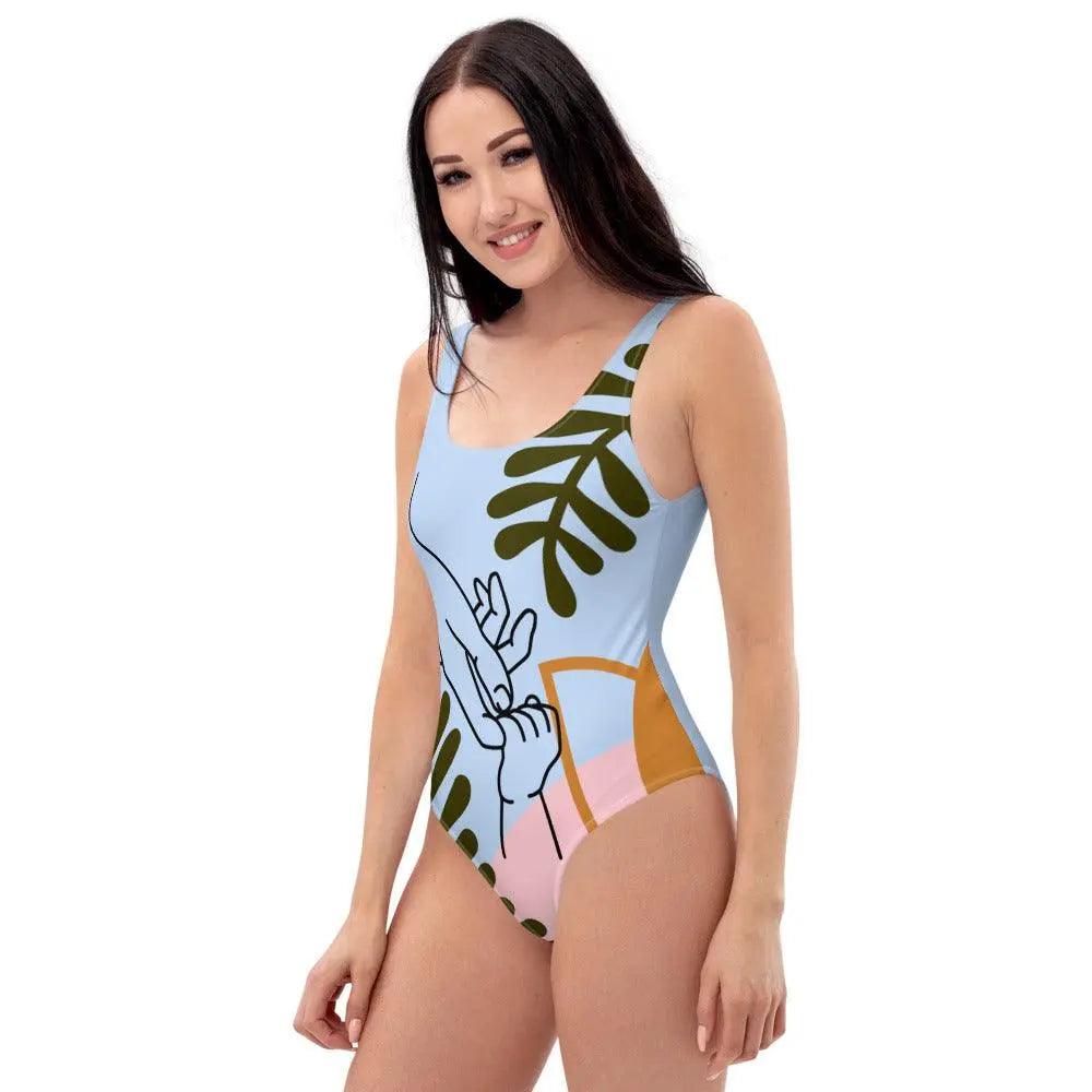 All over print One-Piece Swimsuit - Venus Trendy Fashion Online