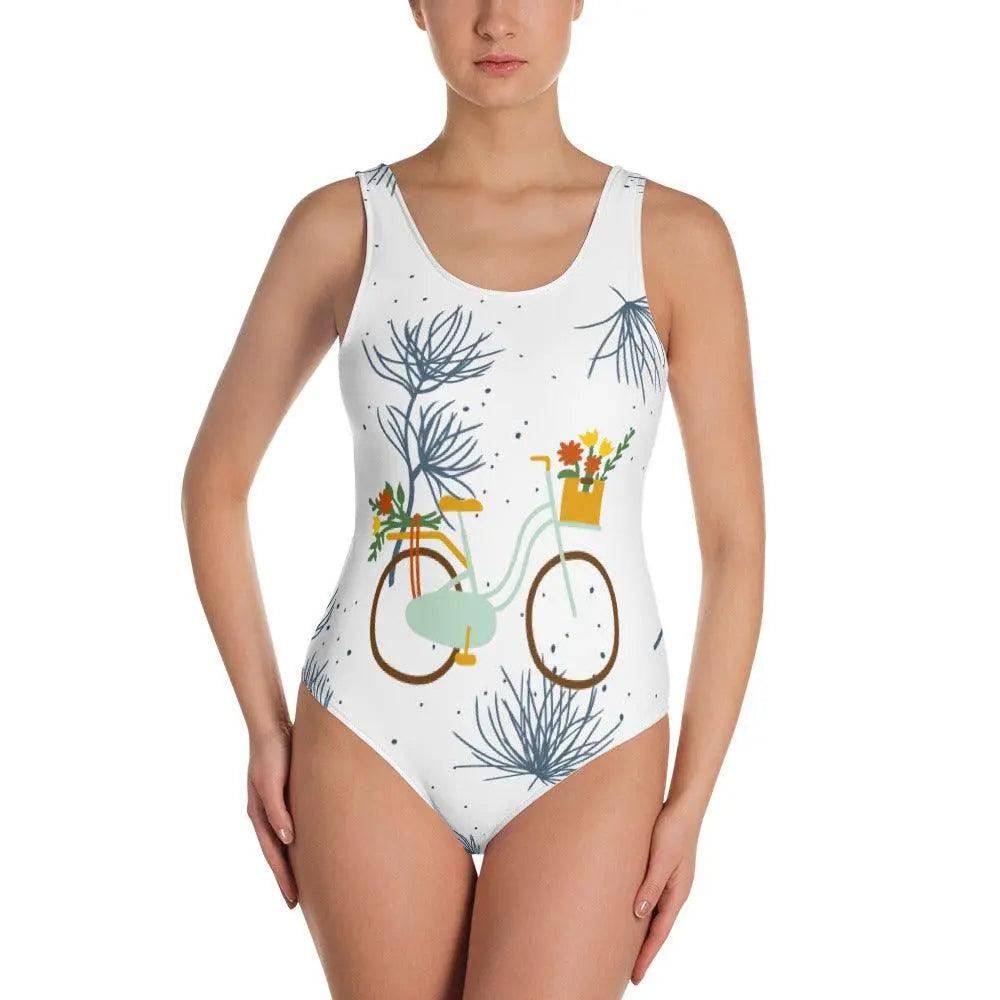 All-over print One-Piece Swimsuit - Venus Trendy Fashion Online