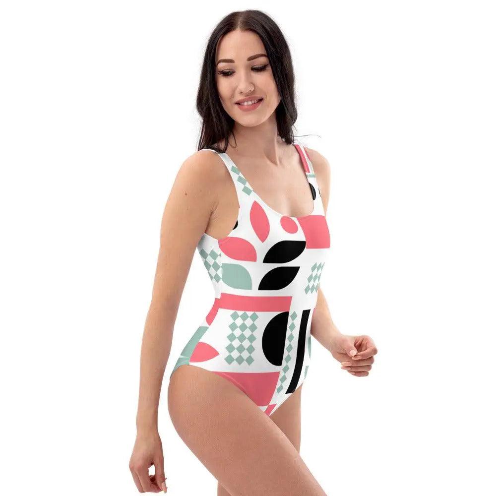 All over print One-Piece Swimsuit - Venus Trendy Fashion Online