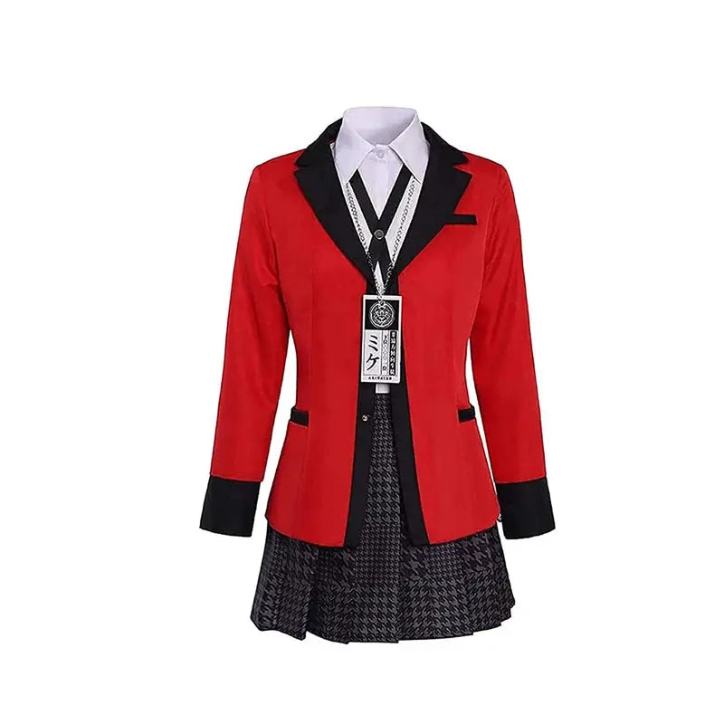 Anime Kakegurui Jabami Yumeko Cosplay Costume Uniform Suits - Venus Trendy Fashion Online