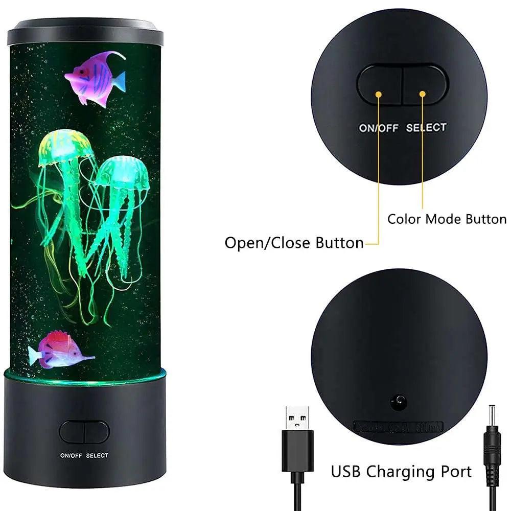 Aquarium Tank LED Night Light - Venus Trendy Fashion Online