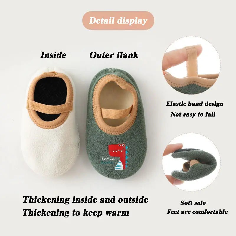 Baby Anti-slip Socks with Rubber Sole for Children - Venus Trendy Fashion Online