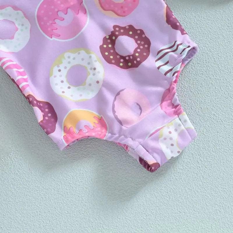 Baby Girls Swimsuit Donut Print - Venus Trendy Fashion Online